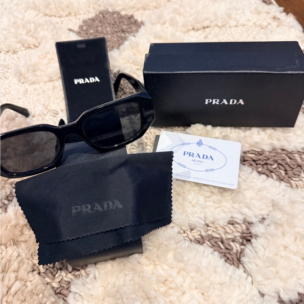 Prada Glossy Black Eyewear
